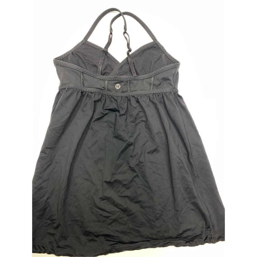 6 --- Lululemon Black Tank Top Size 4 - Picture 5 of 6